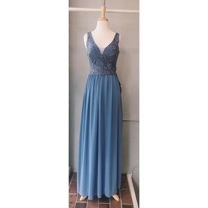 Slate Blue Gown